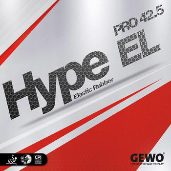 Gewo Belag Hype EL Pro 42.5 schwarz 1,9 mm