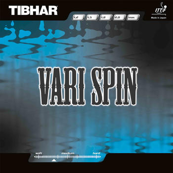 Tibhar Belag Vari Spin schwarz 1,8 mm