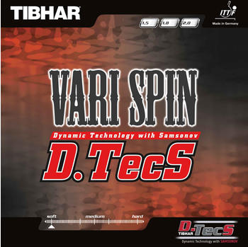 Tibhar Belag Vari Spin D.Tec.S. rot 2,0 mm