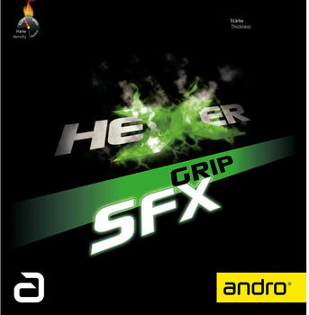 Andro Belag Hexer Grip SFX rot 2,1 mm