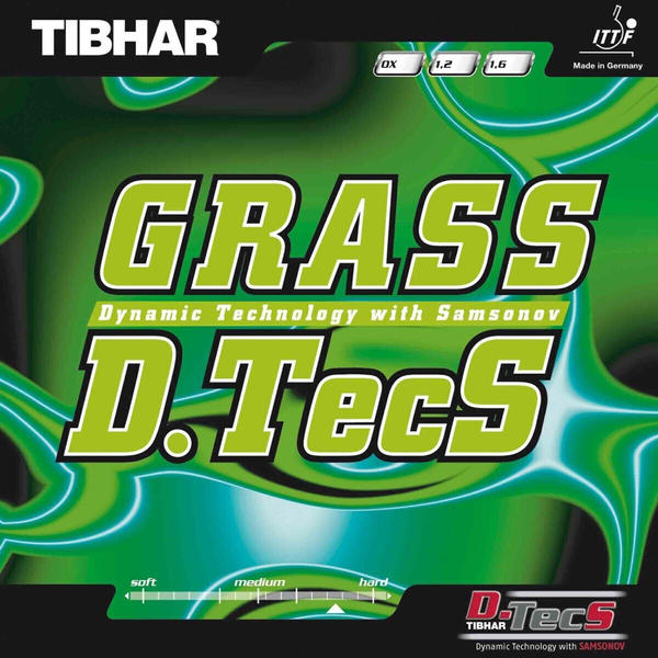 Tibhar Belag Grass D.Tecs schwarz 0,9 mm