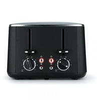 Wilfa 602770, 4 Scheibe(n), Schwarz, Stahl, Drehregler, 1600 W - Schwarz