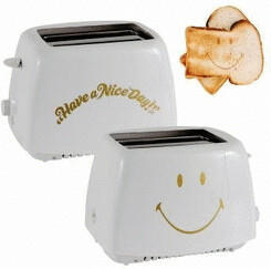 Present Time Smiley Toaster "Have a Nice Day"