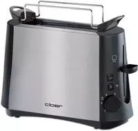 Cloer 3890, Cloer Toaster 3890 Single | 1 Scheibe | 600W | Edelstahl | Auftaufunktion