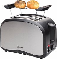 Toaster Edelstahl 2 Schlitze 6 Stufen, Automatische Abschaltung 800 Watt