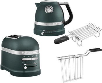 KitchenAid Artisan Frühstücksset inkl. Wasserkocher 5KEK1522 2 Scheiben 5KMT2204 Pebbled Palm