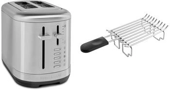 KitchenAid Set 2 Toaster + Brötchenaufsatz 5KMT2109 Edelstahl/Gebürstetes Metall
