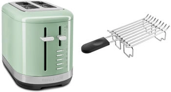KitchenAid Set 2 Toaster + Brötchenaufsatz 5KMT2109 Pistazie