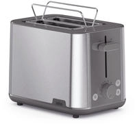 Braun Toaster "PurShine HT 1510 GY - 2 Schlitze, 8 Stufen, Auftau- Aufw&auml;rmfunktion"