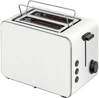 WMF Toaster "Stelio Paper White, Doppelschlitz Toaster mit Br&ouml;tchenaufsatz" 2 kurze