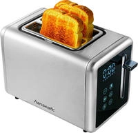 Hanseatic Toaster "HT9007BD, mit Br&ouml;tchenaufsatz" 2 kurze Schlitze 900 W inkl....