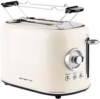 Emerio Toaster Retro Style 800 Watt TO-133281 wei&szlig;