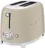 Smeg TSF01 2-Schlitz-Toaster, leinenbeige (TSF011MLMEU)