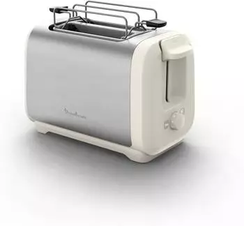 Moulinex Subito Toaster 2 Schlitze, Brötchenwärmer, 1200W, Edelstahl (LT5S1AE0)
