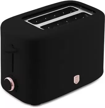 BerlingerHaus Toaster mit Deckel, schwarz/rosa (BH/9702)