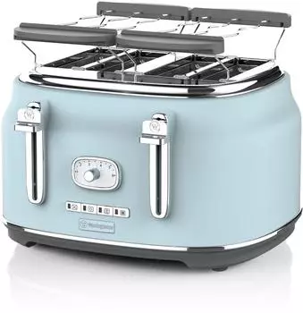 Westinghouse Toaster Retro-Serie 4-Scheiben 1750W Blau
