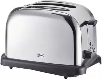 KHG Edelstahl Toaster Chrom Optik 1000W