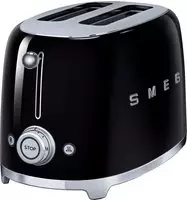 Smeg TSF01BLEU Toaster 2 Scheiben Schwarz MERKMALE UND AUSSTATTUNG:Metallgeh&auml;use