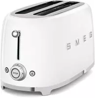 Smeg Toaster "TSF02WHEU" 2 lange Schlitze f&uuml;r 4 Scheiben 1500 W