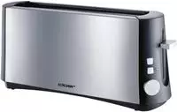 Cloer 3810 - Toaster - 2 Scheibe(n) - Edelstahl matt/Schwarz (3810)