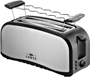 Lentz 4-Scheiben Toaster mit Brötchenaufsatz 74141