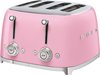 Smeg TSF03PKEU, Smeg TSF03PKEU (pink) 4-Schlitz Toaster