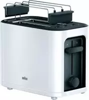 Braun PureEase HT 3010 WH Toaster 2 Scheibe(n) Wei&szlig; 1000 W (0X23010008)