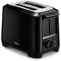 Tefal Toaster "TT1408 Uno" 2 kurze Schlitze 800 W 2-Kammern, Br&ouml;tchenaufsatz,