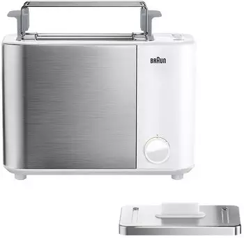 HAEGER Fenster-Toaster Mit Extra Breitem Schlitz – 1000 W, 6 Temperaturstufen, Edelstahl – Perfekt Für Dicke Brotscheiben!
