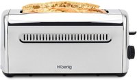 H.Koenig Toaster TOAS32, mit 7 R&ouml;ststufen und Auftaufunktion, silber, 1500...