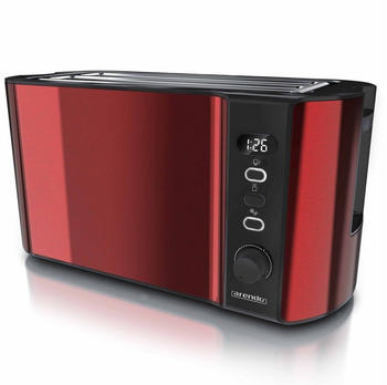 Arendo Frukost mit Display (1500 W) rot