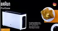 Braun HT3100WH Toaster 1 Scheibe(n) 1000 W Schwarz - Wei&szlig; (HT3100WH)