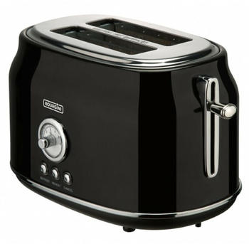 Bourgini Retro Toaster Black