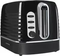 Gutfels TOAST 3300 C sw Toaster 2 Scheiben 6 Stufen Br&ouml;tchenaufsatz