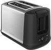 Tefal TT340830 toaster 2 slice(s) Black, Stainless steel, Toaster, Schwarz