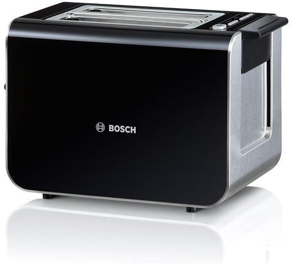 schwarz/Edelstahl Bosch Toaster TAT 8613 Styline 