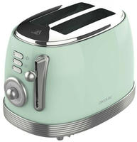 Cecotec Vertikale Toaster Toast&Taste 800 Vintage Light Green