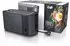 Arendo Frukost mit Display (1500 W) grau