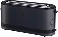WMF Toaster "K&Uuml;CHENminis Deep Black, Lanschlitztoaster, mit Br&ouml;tchenaufsatz" 1