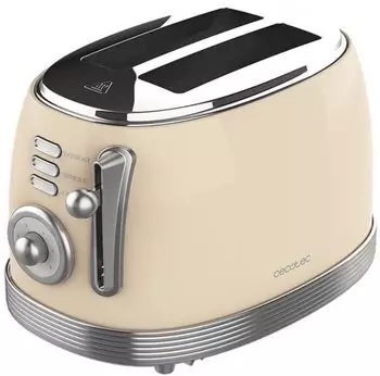 Cecotec Toast&Taste 1000 Retro Double Beige