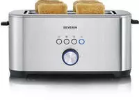 Severin AT 2621, Severin AT2621 Toaster 1400 W 4 Scheibe(n) 7 Stufen (Schwarz,