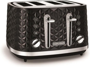 Morphy Richards Vector 4 Slice Toaster Black