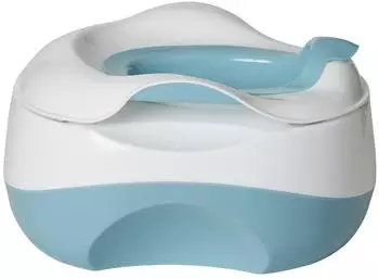 Vertbaudet 3-in-1-Töpfchen blau/weiß
