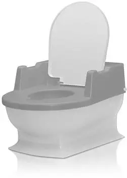 Reer SitzFritz Mini-Toilette Kindertopf, grau (46221)