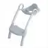 Rotho-Babydesign TOP XTRA Toilettensitzverkleinerer mit Treppe, höhenverstellbar, grau (1234201057)