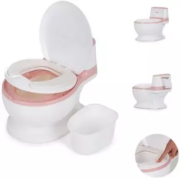 Chipolino Lux Töpfchen mit Musik, Toilettenpapierhalter, rosa (GTLUX0243PI)