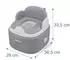 Relaxdays Töpfchen 4-in-1 mit Toilettentrainer, Tritthocker und Deckel