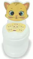 Jamara 460955, Jamara BAY T&ouml;pfchen Katze 21,5cm Sitzh&ouml;he Max.25KG wei&szlig;