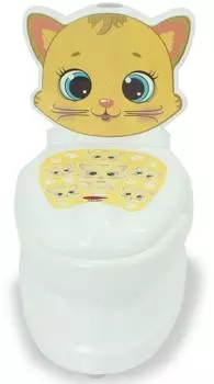 Jamara Meine kleine Toilette Katze mit Spülsound und Toilettenpapierhalter (460955)