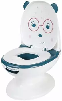 Bebeconfort Mini-Toilette mit Spültaste und Spülgeräusche, blau (3106205600)